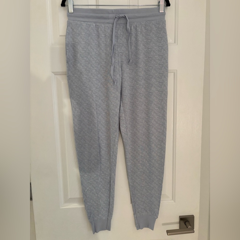 Jaclyn Intimates light blue jogger-style pajama pants with pockets $45 - Medium